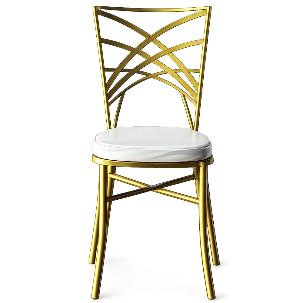 Gold Chameleon Metal Chairs
